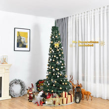 Load image into Gallery viewer, PVC Artificial Slim Pencil Christmas Tree-7'