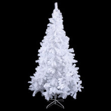 Load image into Gallery viewer, 8 ft  White Artificial PVC Christmas Tree with Stand