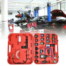Load image into Gallery viewer, 28 pcs Pressure Tester Vacuum-Type Cooling System Refill Kit-Red