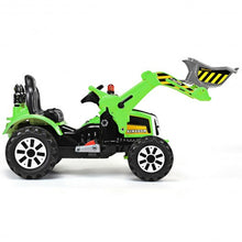 Load image into Gallery viewer, 12 V Battery Powered Kids Ride on Dumper Truck-Green