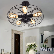 Load image into Gallery viewer, 5-Light Vintage Metal Hanging Ceiling Light