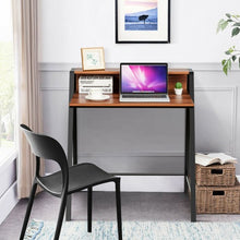 Load image into Gallery viewer, 2 Tier Computer Desk PC Laptop Table Study Writing Home Office Workstation-WAL