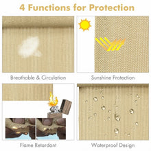 Load image into Gallery viewer, 6' x 6' Roller Light Filtering Protection Window Shade Blind-Beige