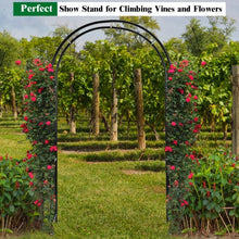 Load image into Gallery viewer, 7.2Ft Garden Decoration Climbing Plants Arch Steel Arbor