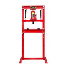 Load image into Gallery viewer, 12-Ton H-Frame Plates Hydraulic Shop Press