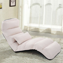 Load image into Gallery viewer, Stylish Folding Lazy Sofa Chair with Pillow-Beige