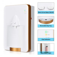 Load image into Gallery viewer, Wall-mounted Electric Tank Water Dispenser with Removable Drip Tray