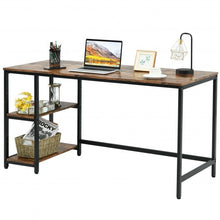 Load image into Gallery viewer, 47"/55" Computer Desk Office Study Table Workstation Home w/ Adjustable Shelf-L