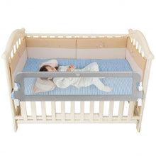 Load image into Gallery viewer, 59-Inch Extra Long Bed Rail Guard-Gray