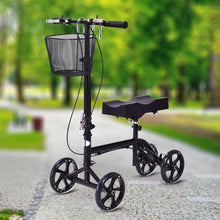 Load image into Gallery viewer, Foldable Knee Walker Scooter Turning Brake Basket
