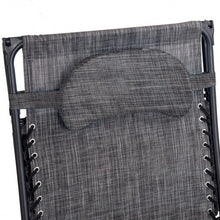 Load image into Gallery viewer, Folding Recliner Lounge Chair with Shade Canopy Cup Holder-Gray