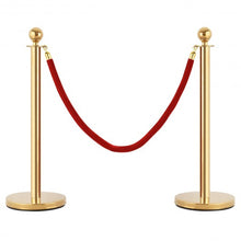 Load image into Gallery viewer, 4 pcs Stanchion Posts Queue Pole