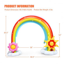 Load image into Gallery viewer, Summer Outdoor Inflatable Rainbow Sprinkler