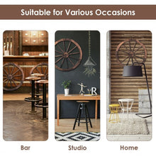 Load image into Gallery viewer, Set of 2 30-inch Decorative Vintage Wood Wagon Wheel
