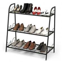 Load image into Gallery viewer, 3-tier Metal Plant Stand Shelf Display Rack for Plants Shoes Flower Pot