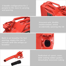 Load image into Gallery viewer, 5 Gallon Steel Gas 20 L Jerry Fuel Can-Red