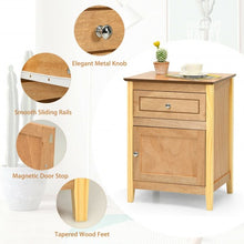 Load image into Gallery viewer, 2-Tier Accent Table with Spacious Tabletop-Natural