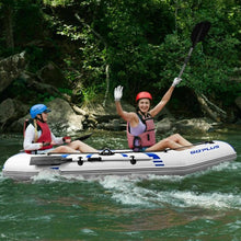 Load image into Gallery viewer, 2-3 Person Inflatable Air Pump Fishing Boat With Oars-Blue