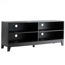 Load image into Gallery viewer, 58" Modern Entertainment Media Center Wood TV Stand-Black