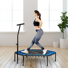 Load image into Gallery viewer, 51" Mini Fitness Trampoline with Adjustable Bar