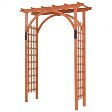 Load image into Gallery viewer, Garden Archway Arch Lattice Trellis Pergola for Climbing Plants &Outdoor Wedding