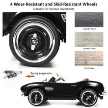 Load image into Gallery viewer, 12 V BMW 507 Licensed Electric Kids Ride On Retro Car-Black