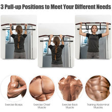 Load image into Gallery viewer, 6-in-1 Multi-Purpose Pull Up Bar W/ Foam Grip