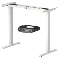 Load image into Gallery viewer, Electric Adjustable Standing up Desk Frame Dual Motor with Controller-White