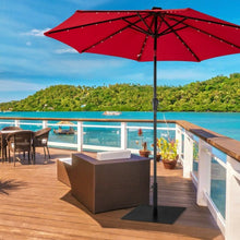 Load image into Gallery viewer, 40 lbs Square Umbrella Base Stand with for Backyard Patio