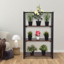 Load image into Gallery viewer, 3 Tier Multifunctional Plant Flower Display Stand Ladder Shelf