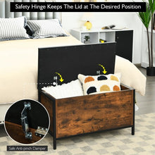 Load image into Gallery viewer, Entryway Flip Top Ottoman Stool with Padded Seat