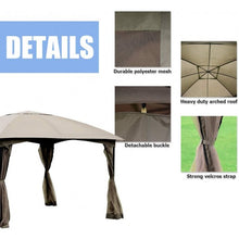 Load image into Gallery viewer, 11.5' x 11.5' Fully Enclosed Outdoor Gazebo with Removable 4 Walls