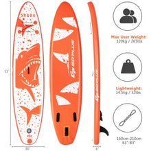 Load image into Gallery viewer, Inflatable Stand Up Paddle Board with Backpack Aluminum Paddle Pump-L