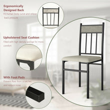 Load image into Gallery viewer, 5 Piece Faux Marble Dining Set Table