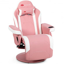 Load image into Gallery viewer, Ergonomic High Back Massage Gaming Chair with Pillow-Pink