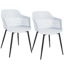 Load image into Gallery viewer, Set of 2 Modern Hollow Back Dining Chair