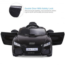 Load image into Gallery viewer, 12V Audi TT RS Electric Remote Control MP3 Kids Riding Car-Black