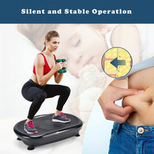 Load image into Gallery viewer, Mini Vibration Body Fitness Platform with Loop Bands-Black