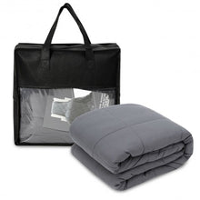 Load image into Gallery viewer, 60" x 80" Home Crystal Velvet Fabric Weighted Blanket-17 lbs