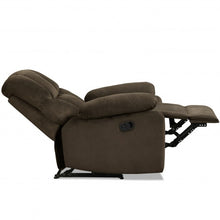 Load image into Gallery viewer, Recliner Chair Single Sofa Lounger Home Theater Seating with Footrest-Brown