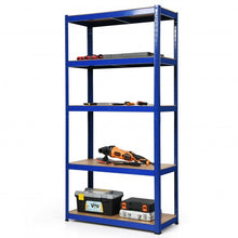 Load image into Gallery viewer, 72" Storage Shelf Steel Metal 5 Levels Adjustable Shelves-Navy