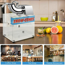 Load image into Gallery viewer, Electric Snow Cone Machine Ice Shaver Maker