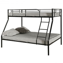 Load image into Gallery viewer, Twin over Full Bunk Sturdy Metal Bed