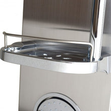 Load image into Gallery viewer, 55" Stainless Rainfall Shower Panel w/ Massage Jets