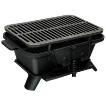 Load image into Gallery viewer, Heavy Duty Cast Iron Tabletop BBQ Grill Stove for Camping Picnic