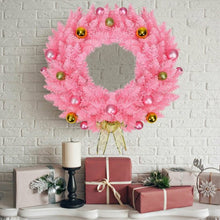 Load image into Gallery viewer, 24" Artificial PVC Christmas Wreath with Ornament Balls