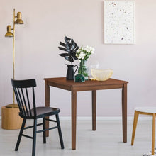 Load image into Gallery viewer, Dining Table Mid Century Square with Solid Wooden Legs