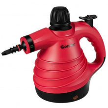 Load image into Gallery viewer, 1050W Portable Multipurpose Pressurized Handheld Steam Cleaner-Red