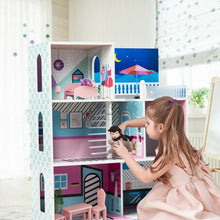 Load image into Gallery viewer, 3 Level Kids Pretend Play Doll Cottage House