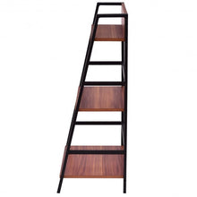 Load image into Gallery viewer, 3-Tier Home Office Ladder Shelf Bookshelf Plant Display Stand Storage Shelves